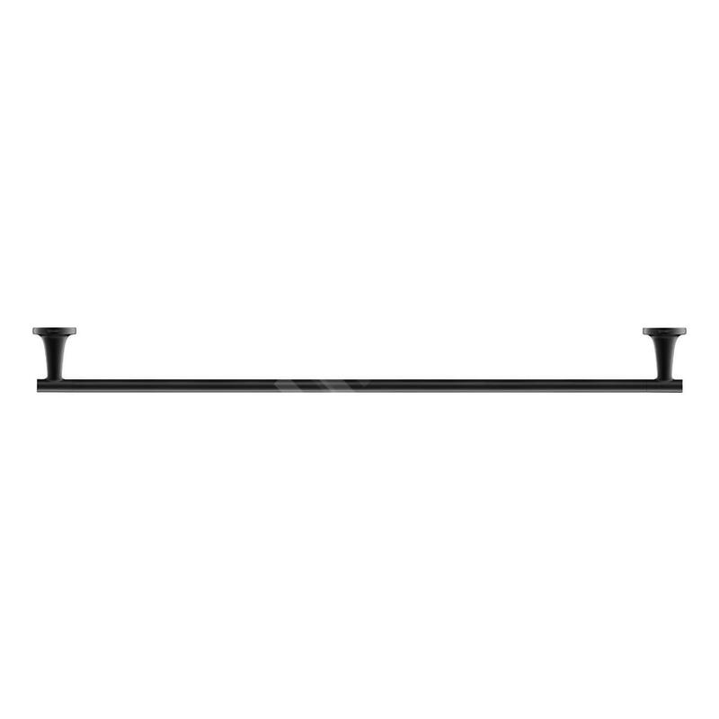 Duravit Starck T - Porte-serviettes, longueur 800 mm, noir mat 0099434600