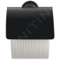 Duravit Starck T - Porte-rouleaux avec couvercle, noir mat 0099404600