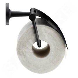 Duravit Starck T - Porte-rouleaux avec couvercle, noir mat 0099404600