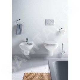 Duravit D-Code - Porte papier toilette, chrome 0099261000