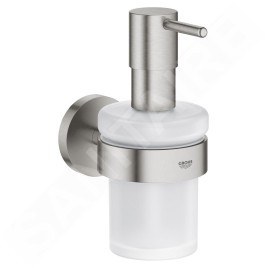 Grohe QuickFix Start - Distributeur de savon avec support, verre/supersteel 41195DC0