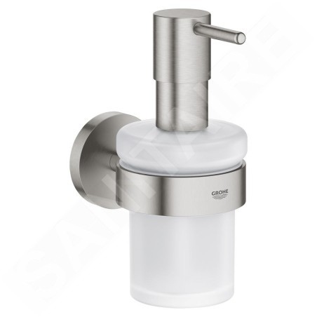 Grohe QuickFix Start - Distributeur de savon avec support, verre/supersteel 41195DC0