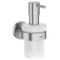 Grohe QuickFix Start - Distributeur de savon avec support, verre/supersteel 41195DC0 Grohe QuickFix Start - Distributeur de savon avec support, verre/supersteel 41195DC0