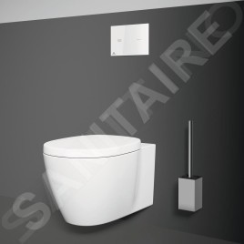Ideal Standard IOM Square - Brosse WC avec support, chrome E2195AA