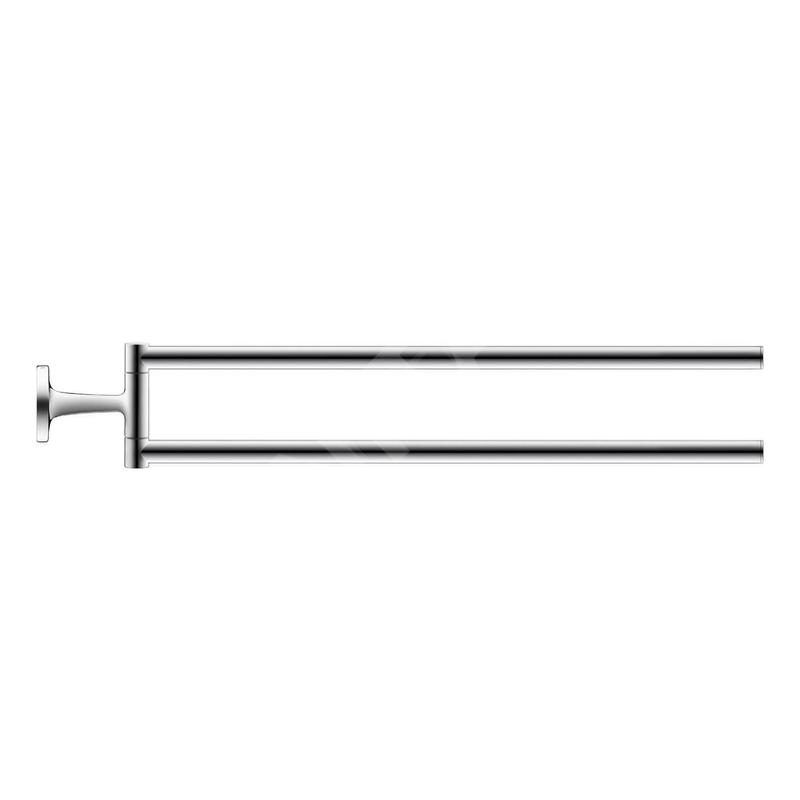 Duravit Starck T - Porte-serviettes double, rotatif, longueur 465 mm, chrome 0099411000