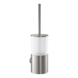 Grohe Atrio - Ensemble pour entretien des toilettes, verre/ supersteel 40314DC3