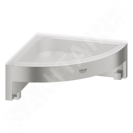 Grohe QuickFix Start Cube - Tablette d’angle, supersteel 41106DC0
