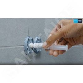 Grohe QuickFix Start Cube - Tablette d’angle, supersteel 41106DC0