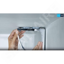 Grohe QuickFix Start Cube - Tablette d’angle, supersteel 41106DC0