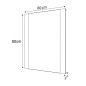 Sapho Miroirs - Miroir Durango 600x800 mm, avec éclairage LED et capteur sans contact DG060 Sapho Miroirs - Miroir Durango 600x800 mm, avec éclairage LED et capteur sans contact DG060