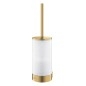 Grohe Selection - Brosse de toilette avec support mural, verre/Cool Sunrise brossé 41076GN0