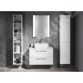 Sapho Miroirs - Miroir Durango 600x800 mm, avec éclairage LED et capteur sans contact DG060