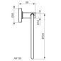 Ideal Standard IOM - Anneau porte-serviettes, chrome A9130AA