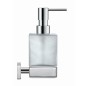 Duravit Karree - Distributeur de savon avec support, chrome/verre dépoli 0099541000