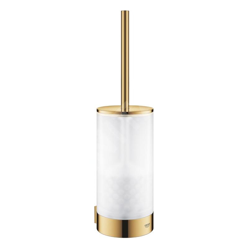 Grohe Selection - Brosse de toilette avec support mural, verre/Cool Sunrise 41076GL0