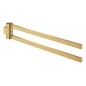 Grohe Selection - Porte-serviettes double, rotatif, Cool Sunrise brossé 41063GN0