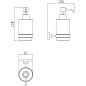 Ravak Chrome - Distributeur de savon, chrome / verre X07P223
