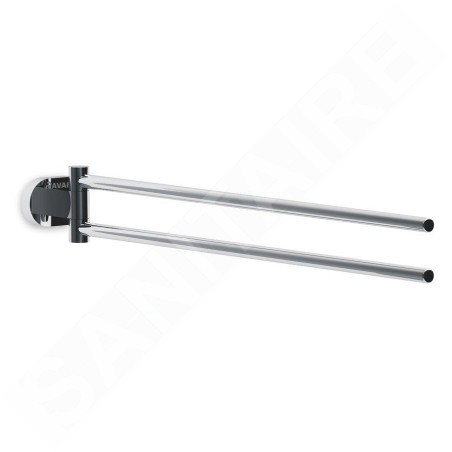 Ravak Chrome - Porte-serviettes rotatif CR 340.00 double, chrome X07P319