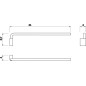 Jika Pure - Porte-serviettes, 410 mm, pivotant, chrome H3813B10044001