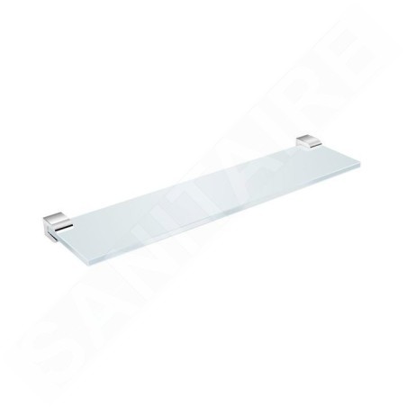 Jika Pure - Étagère en verre 400 mm, chrome H3853B10040001