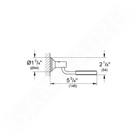 Grohe Essentials Authentic - Porte-verre / porte-savon, nickel brossé 40652EN1