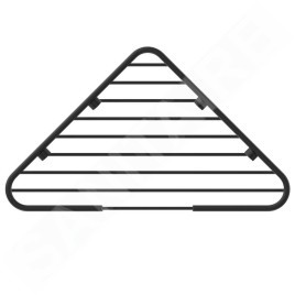 Ideal Standard IOM - Porte-savon d'angle de fil, noir A9105XG