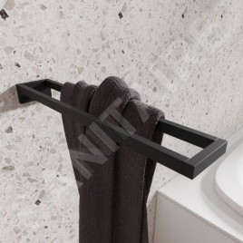 Steinberg 460 - Porte-serviettes, longueur 400 mm, noir mat 460 2550 S