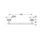 Grohe QuickFix Start Cube - Porte-serviettes, longueur 45 cm, supersteel 40987DC0