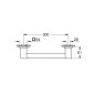 Grohe QuickFix Start Cube - Poignée, longueur 35 mm, supersteel 41094DC0