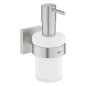 Grohe QuickFix Start Cube - Distributeur de savon avec support, verre/supersteel 41098DC0