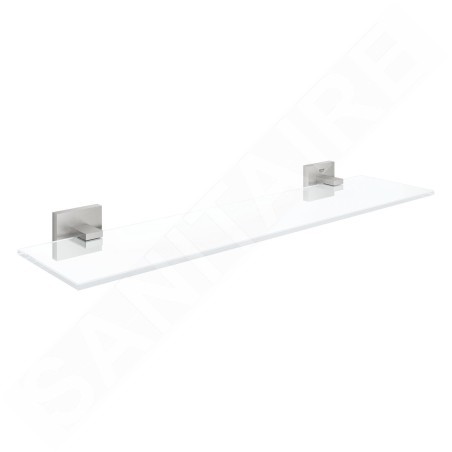Grohe QuickFix Start Cube - Étagère, longueur 53 cm, verre/supersteel 41109DC0