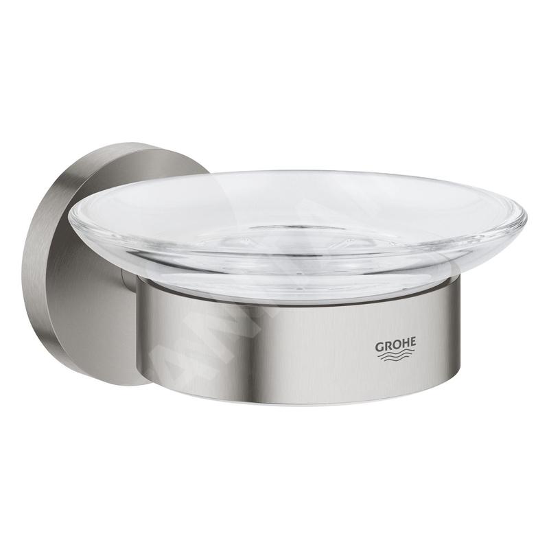 Grohe QuickFix Start - Porte-savon avec support, verre/supersteel 41193DC0 Grohe QuickFix Start - Porte-savon avec support, verre/supersteel 41193DC0