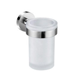 Jika Mio Style - Porte brosses à dents et dentifrice, verre/chrome H3822F10040001