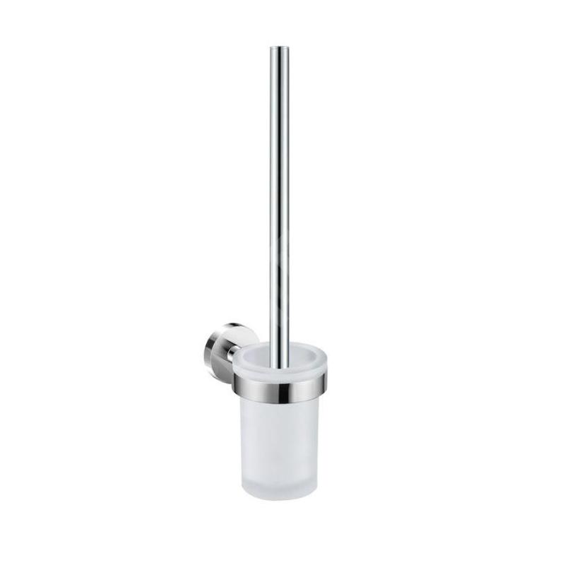 Jika Mio Style - Brosse WC avec support mural, verre/chrome H3842F10040001