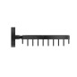Ideal Standard IOM - Porte-savon en fil métallique avec support, noir soyeux A9112XG