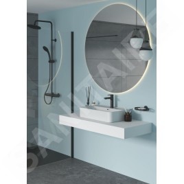 Ideal Standard IOM - Porte-savon en fil métallique avec support, noir soyeux A9112XG