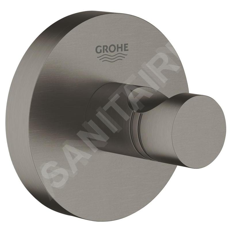 Grohe Essentials - Patère pour peignoir, graphite foncé brossé 40364AL1