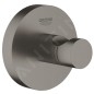 Grohe Essentials - Patère pour peignoir, graphite foncé brossé 40364AL1