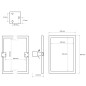 Sapho Miroirs - Miroir inclinable 400x600 mm, chrome XH007 Sapho Miroirs - Miroir inclinable 400x600 mm, chrome XH007