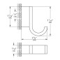 Grohe Selection - Crochet, Cool Sunrise brossé 41039GN0