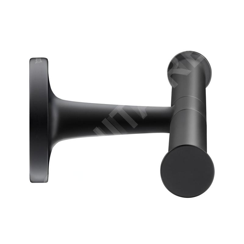 Duravit Starck T - Porte-rouleaux double, noir mat 0099384600