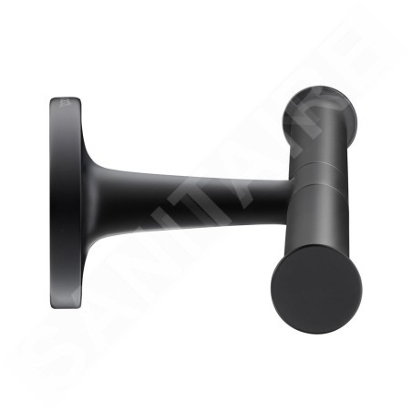 Duravit Starck T - Porte-rouleaux double, noir mat 0099384600
