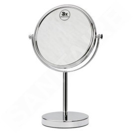 Sapho Équipement de salle de bain - Miroir cosmétique, diamètre 200 mm, chrome XP010