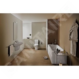 Ideal Standard IOM Square - Porte-papier toilette avec couvercle, chrome E2191AA