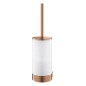 Grohe Selection - Brosse de toilette avec support mural, verre/Warm Sunset brossé 41076DL0