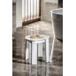 Aqualine Accessoires - Tabouret de salle de bains Tetra, 420x410x270 mm, blanc 2872