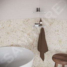 Ravak Slim - Étagère d'angle, satin / chrome X07P578
