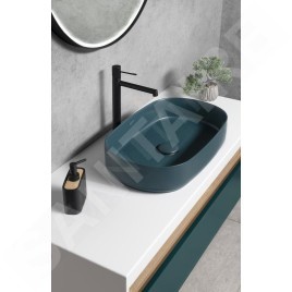 Sapho Solaris - Mitigeur de lavabo, noir mat WD006B