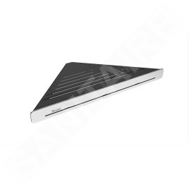 Ravak Slim - Étagère d'angle, noir / chrome X07P576