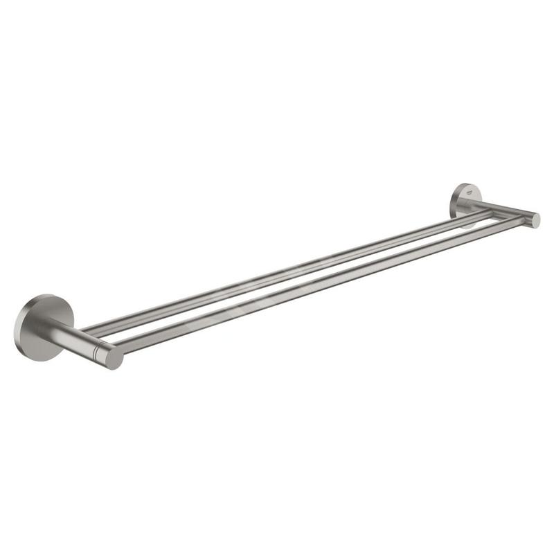 Grohe Essentials - Double barre pour serviettes, supersteel 40802DC1